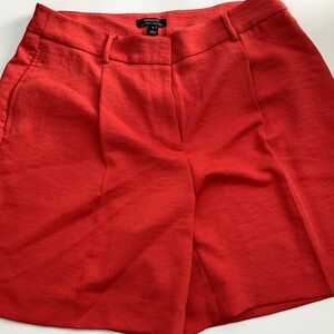 RW&CO. Red Women's Tailored Shorts